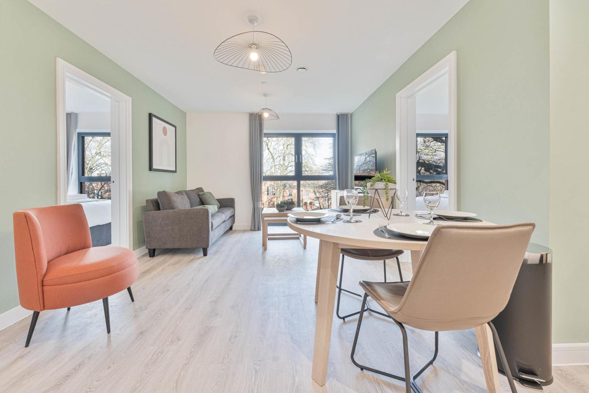 Stayzeni, Hardwick House Derby Lovely 2 Bed Flat Bagian luar foto