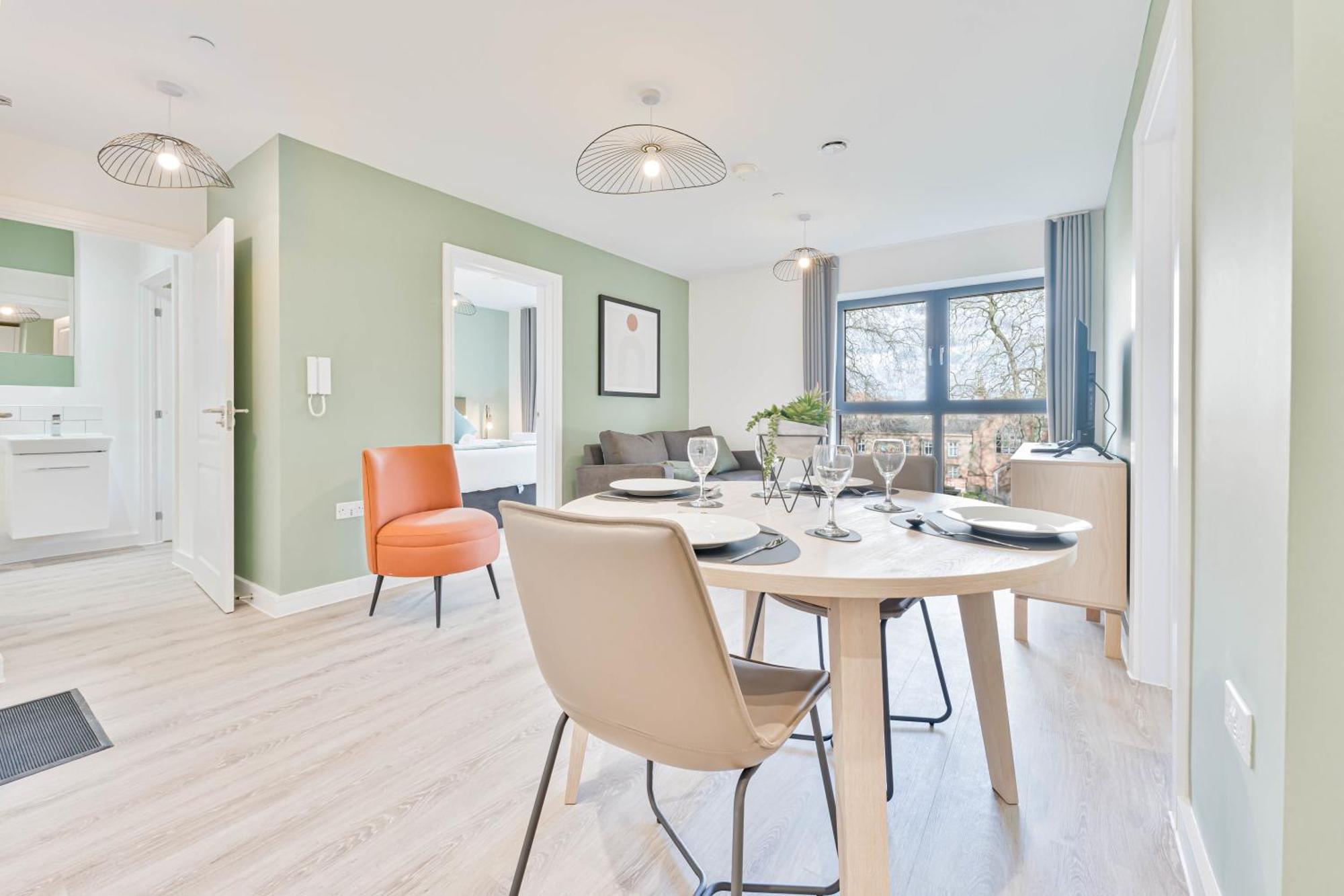 Stayzeni, Hardwick House Derby Lovely 2 Bed Flat Bagian luar foto